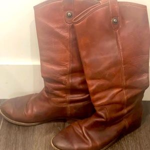 Frye Melissa button boot - wide calf - size 10